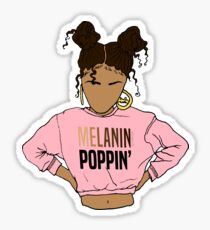 2BUNZ (MELANIN POPPIN') ABA Sticker
