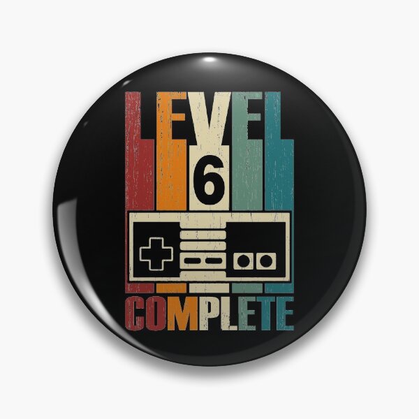 Item preview, Level 6 Complete - 6th Wedding Anniversary Gift Fathers Day Gamer Dad designed and sold by nana1099.