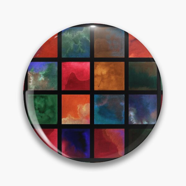 Item preview, Watercolor squares geometric shapes tile pearl contrast designed and sold by fuzzyfox.