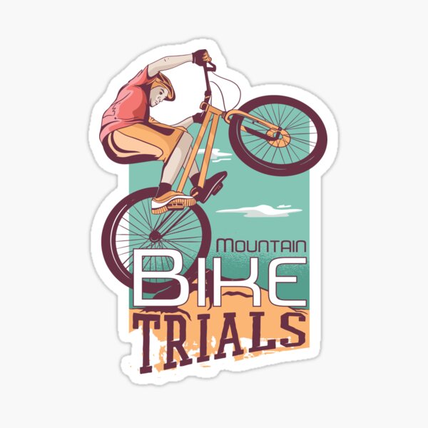 Aufkleber Bike Trial Logo - groß schwarz-ABTLGr-0-6