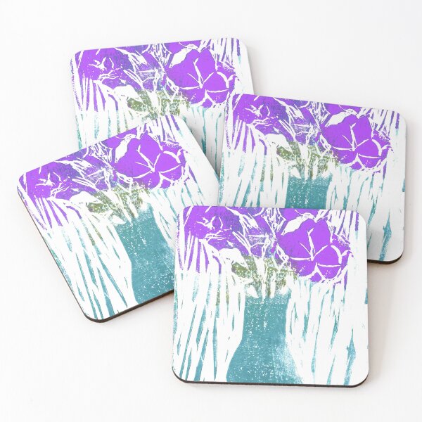 Item preview, Purple Flowers in Teal Vase designed and sold by BigAl3D.