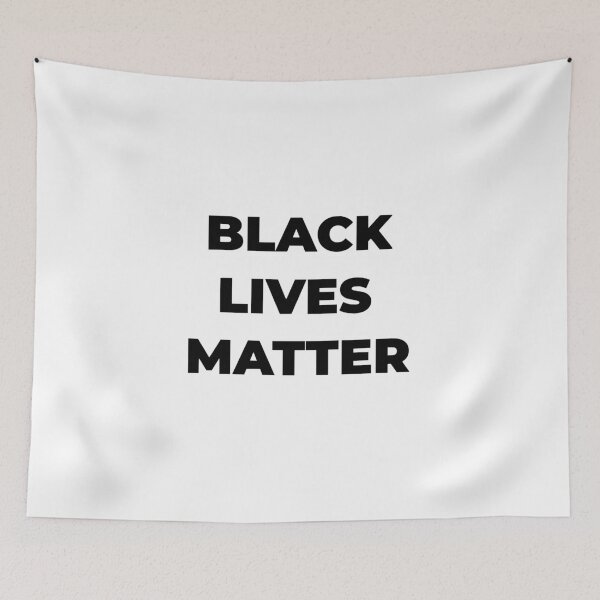 Item preview, Black Lives Matter black text designed and sold by Rosanna Nguyen.