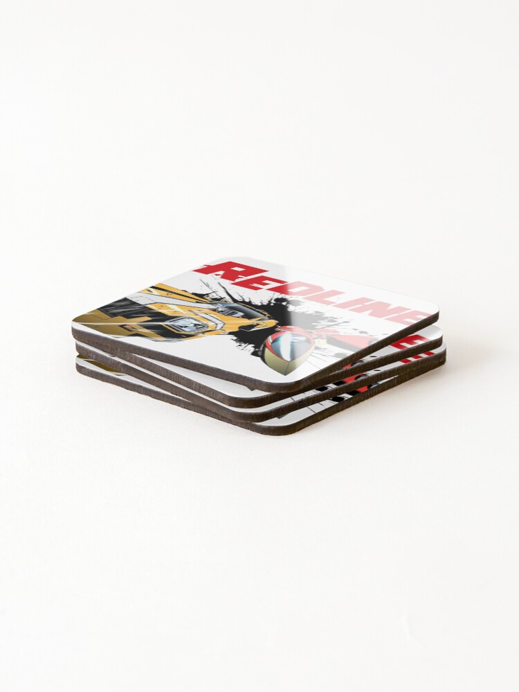Thumbnail 4 of 5, Coasters (Set of 4), Redline Racers designed and sold by DavidGoodliffe.