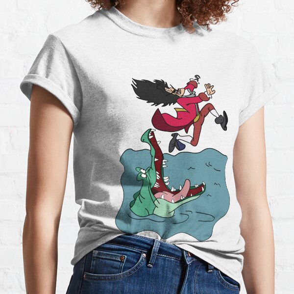 Rare Vintage 90's Captain Hook Peter Pan Disney Villains T-Shirt
