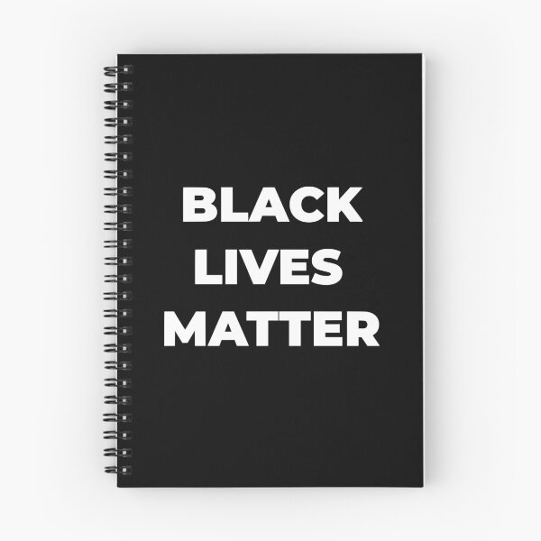 Item preview, Black Lives Matter white text designed and sold by Rosanna Nguyen.