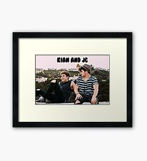 Kian and Jc Rooftop Framed Print