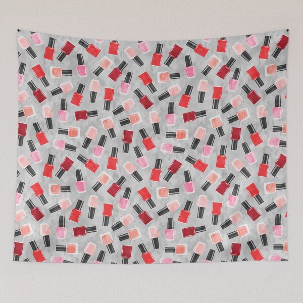 Item preview, Nail Polish - Red & Gray designed and sold by littlearrow.