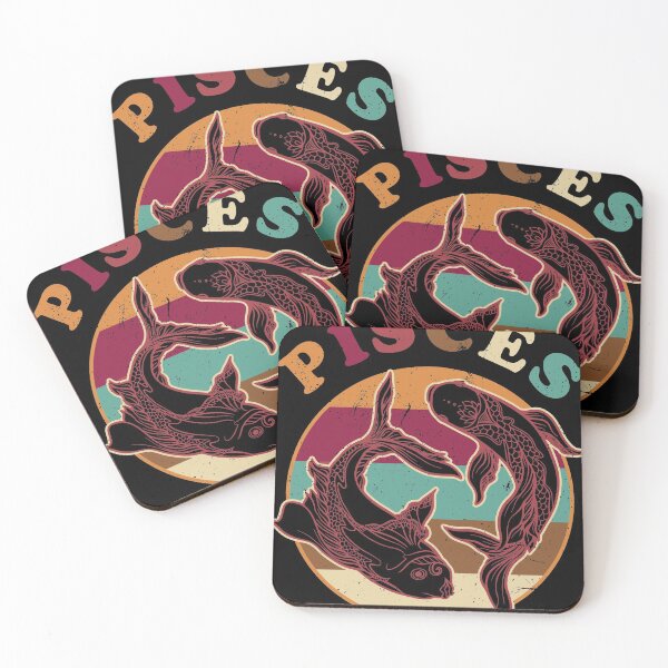 Item preview, Retro Cool Zodiac Vintage Pisces Design for Pisces graphic designed and sold by Lisbob.