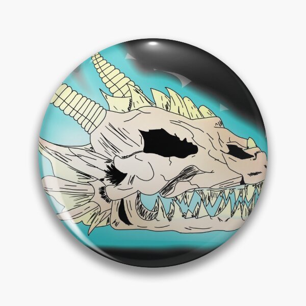 Item preview, Black BG Dragon Skull - Ksawer Fenik designed and sold by inkusalters.