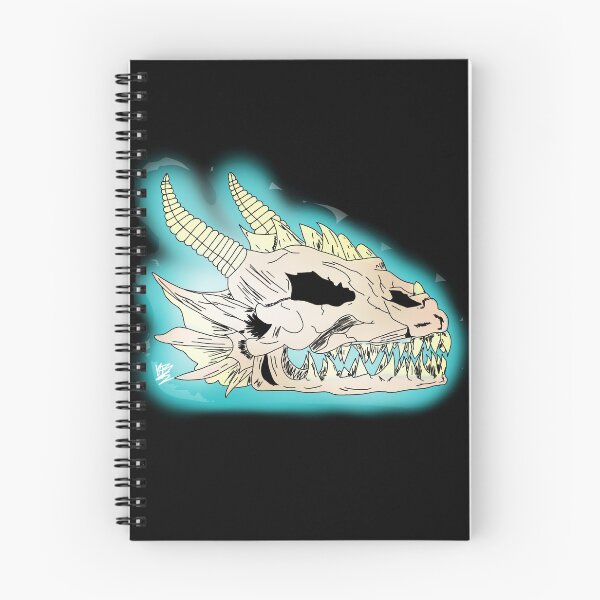 Item preview, Black BG Dragon Skull - Ksawer Fenik designed and sold by inkusalters.