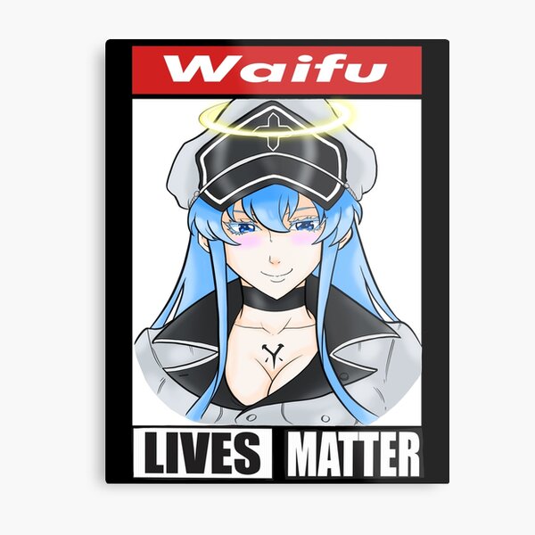 Akame Ga Kill Esdeath' Poster, picture, metal print, paint by