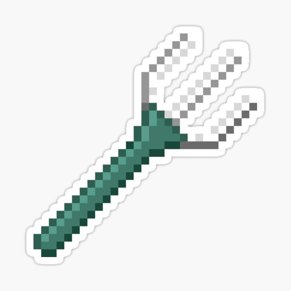 Minecraft Trident Sticker By D A N Redbubble