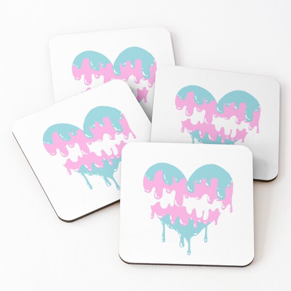 Item preview, Trans melty hearts designed and sold by katelladraws.