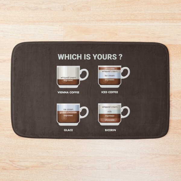 Item preview, Which is yours favorite coffee? Vienna coffee, iced coffee, glace, bicerin designed and sold by coffeeapparel.
