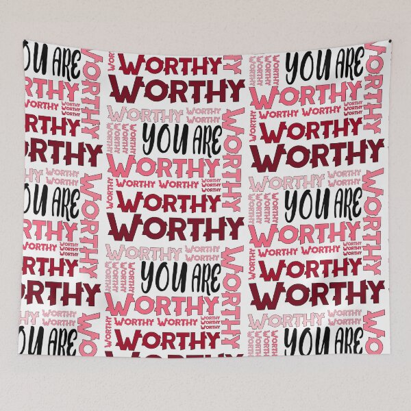 Item preview, WORTHY (red) designed and sold by NorthOcean.