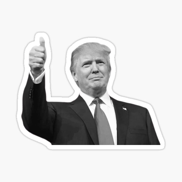 Donald Trump Thumbs Up Sticker