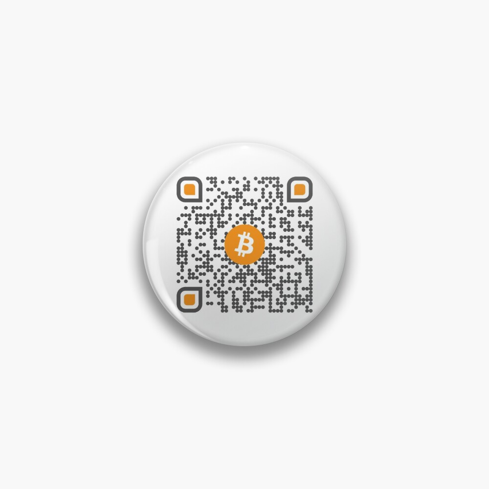 Rick Roll QR code disguised as bitcoin QR code | Greeting Card