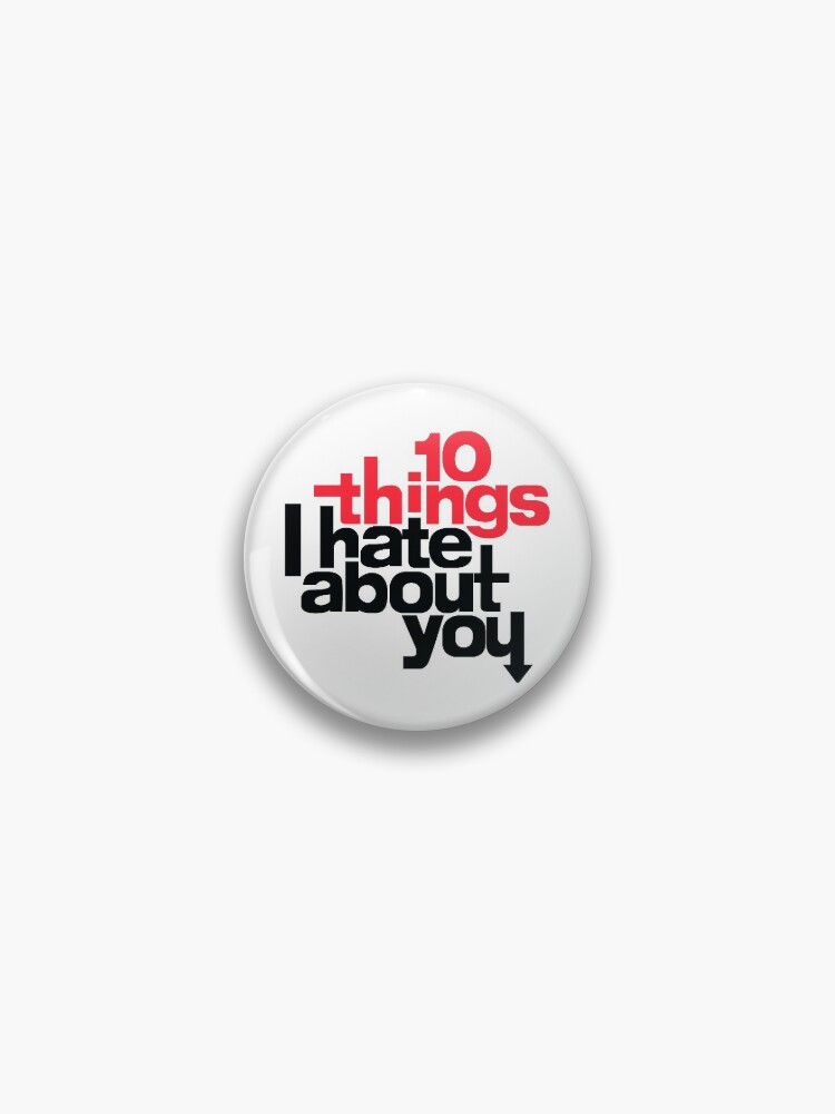 10 Things I Hate About You Title Sticker for Sale by lmesmcc