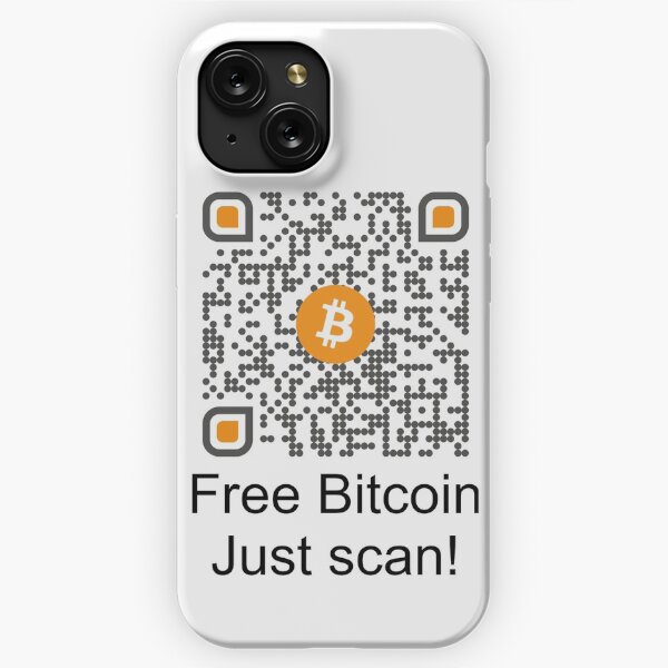 Rick Roll QR code disguised as bitcoin QR code Postcard for Sale