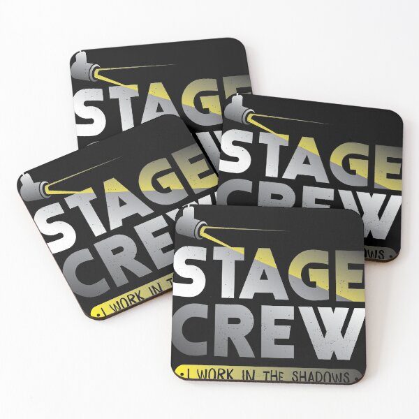 Item preview, I Work In The Shadows Funny Stage Crew Theatre Gift product designed and sold by Lisbob.