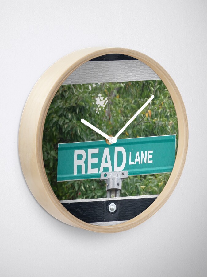 Alternate view of Booklovers gift, Read, Teacher gifts Clock