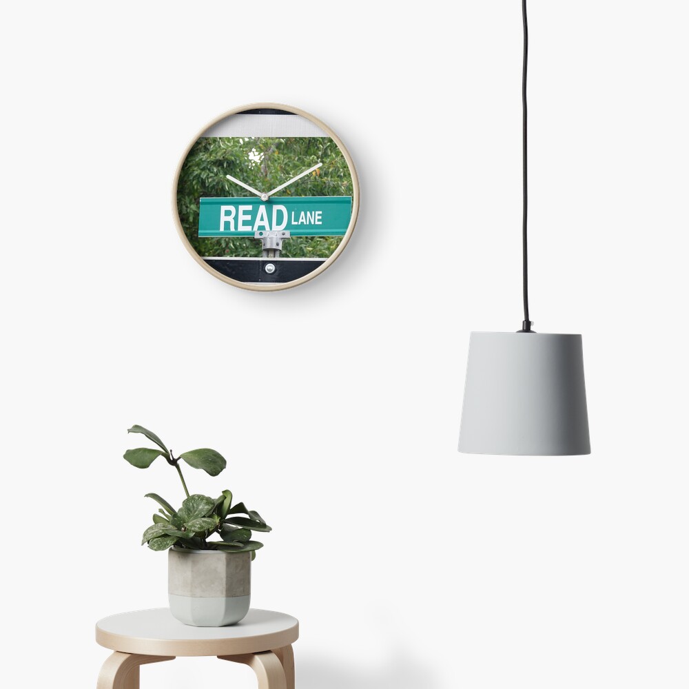 Booklovers gift, Read, Teacher gifts Clock