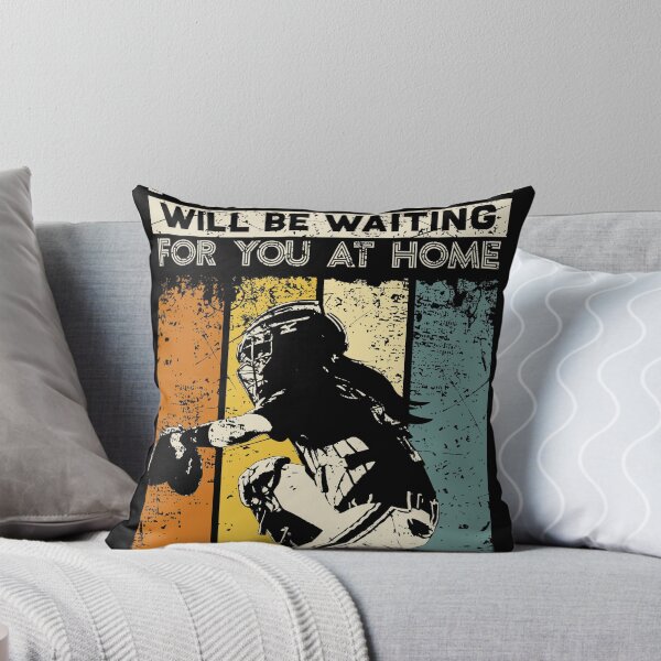 Item preview, My Girl Waiting At Home Plate Gift Design Softball print designed and sold by Lisbob.