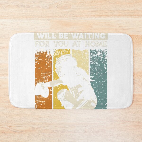 Item preview, My Girl Waiting At Home Plate Gift Design Softball print designed and sold by Lisbob.