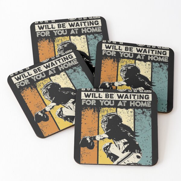 Item preview, My Girl Waiting At Home Plate Gift Design Softball print designed and sold by Lisbob.