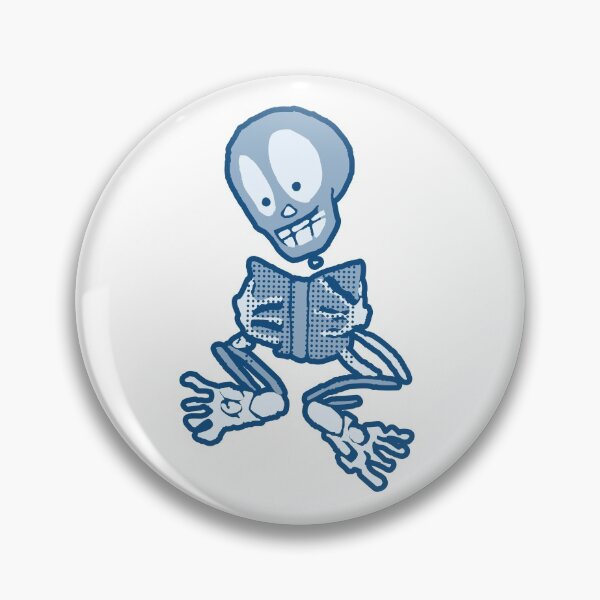 Item preview, Thrilled Theona Skeleton with Book designed and sold by ArgyleImp.