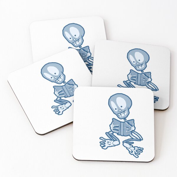 Item preview, Thrilled Theona Skeleton with Book designed and sold by ArgyleImp.