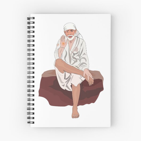 Item preview, Sai Baba of Shirdi poster | Indian spiritual master | spiritual guru sai baba painting designed and sold by KARTICK DUTTA.
