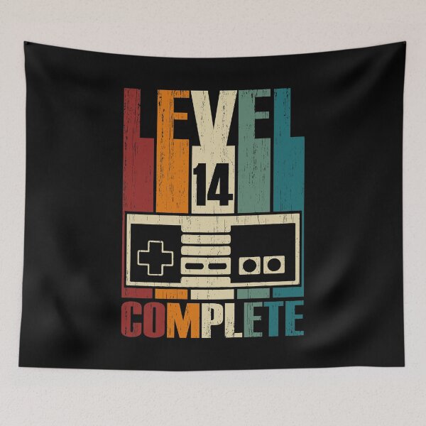 Item preview, Level 14 Complete - 14th Wedding Anniversary Gift Fathers Day Gamer Dad designed and sold by nana1099.