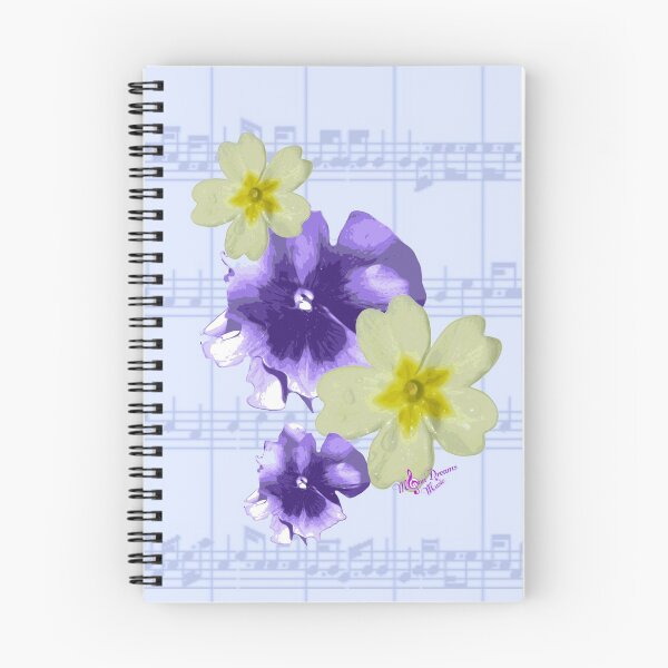 Item preview, Soft Purple & Yellow Flowers Sheet Music designed and sold by moondreamsmusic.