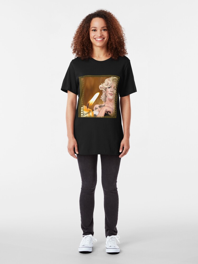 Alternate view of Candle in the Wind Slim Fit T-Shirt