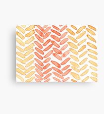 knit pattern Canvas Print