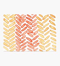 knit pattern Photographic Print