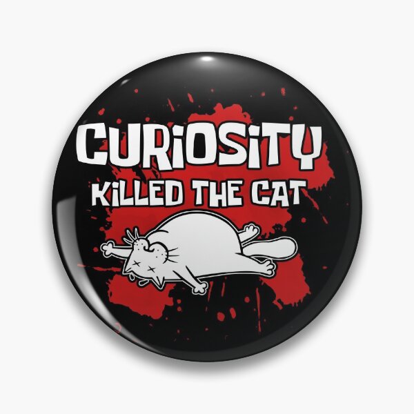 Item preview, Curiosity Killed The Cat Funny Cartoon Kitten Shirt Gear designed and sold by DynamicDesign.