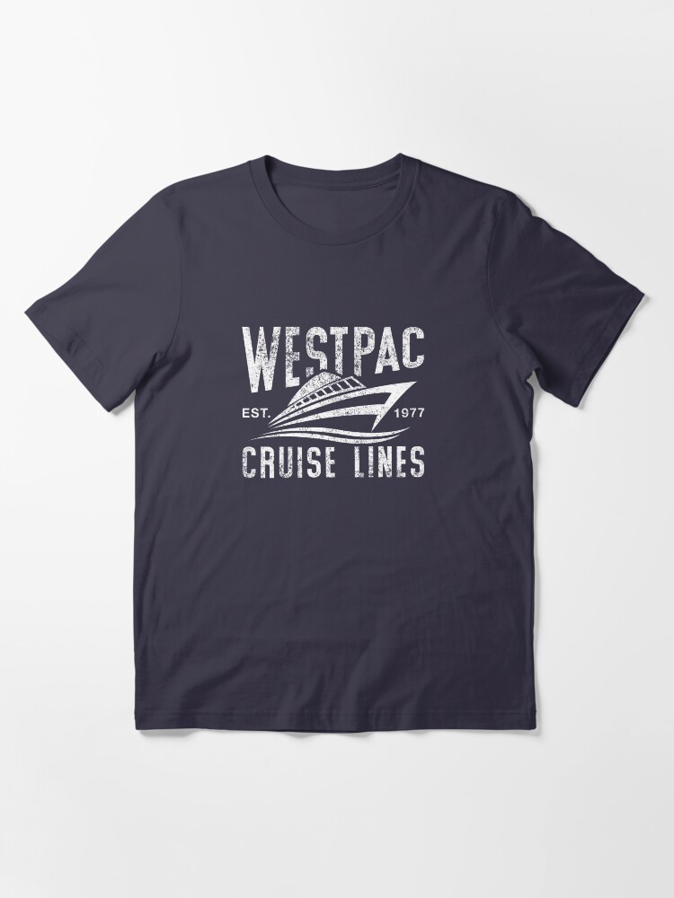 Alternate view of Funny Sailing Deployment Westpac Cruise Lines Shirt Gear Essential T-Shirt
