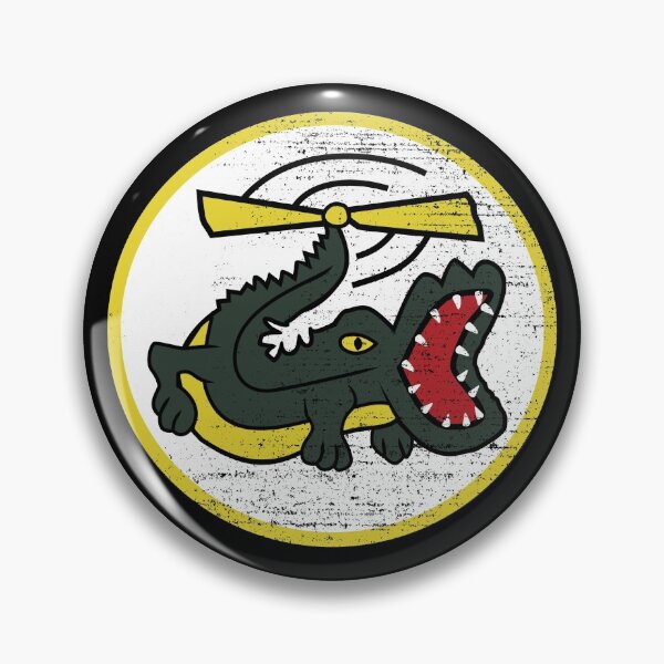 Item preview, Funny Crocodile Helicopter Military Pilot Patch Shirt Gear designed and sold by DynamicDesign.