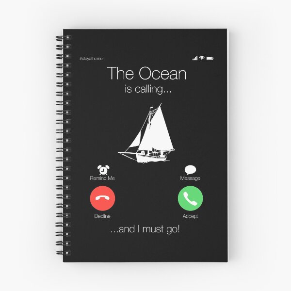 Item preview, Sailing boat sailor boat owner gift Ocean calling designed and sold by 2blackcherries.