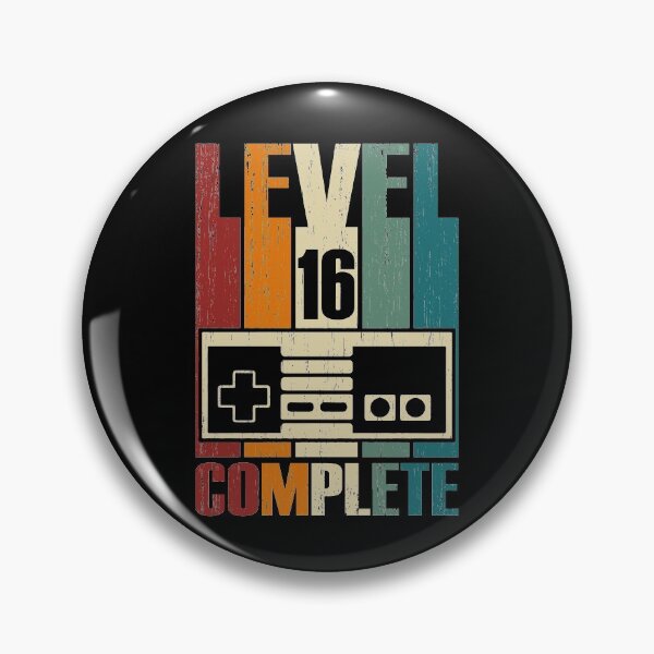 Item preview, Level 16 Complete - 16th Wedding Anniversary Gift Fathers Day Gamer Dad designed and sold by nana1099.