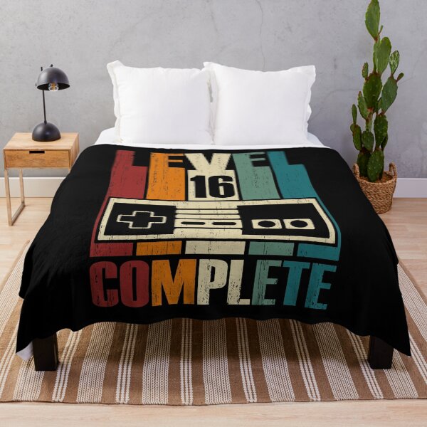 Item preview, Level 16 Complete - 16th Wedding Anniversary Gift Fathers Day Gamer Dad designed and sold by nana1099.