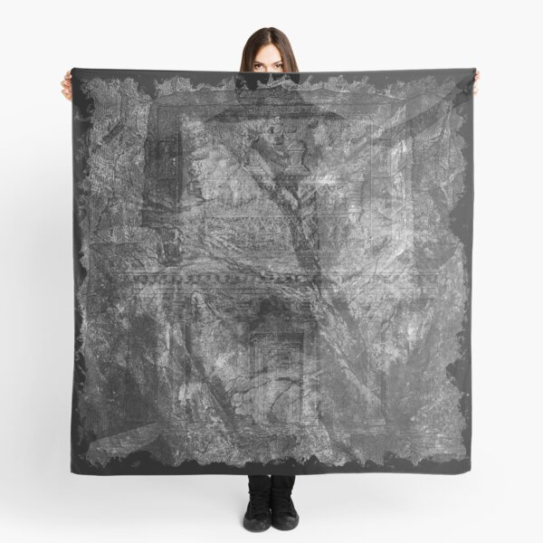 The Atlas of Dreams - Plate 32 (b&w) Scarf