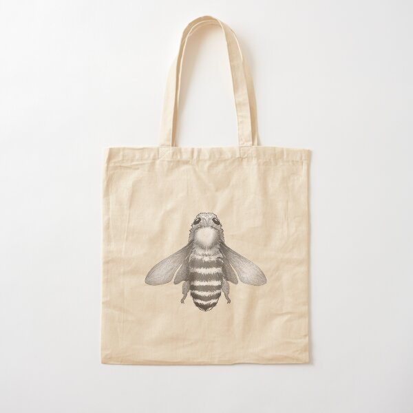 Bee Hand Drawing Cotton Tote Bag
