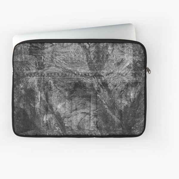 The Atlas of Dreams - Plate 32 (b&w) Laptop Sleeve