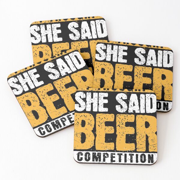 Item preview, She Said Beer Competition - Fun Beer Drinking Dad Gift graphic designed and sold by Lisbob.