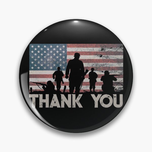 Item preview, American Flag Thank You Military Veteran's Day Shirt Gear designed and sold by DynamicDesign.