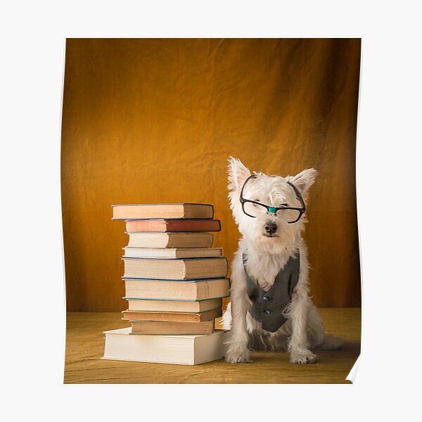 Nerd Dog Poster