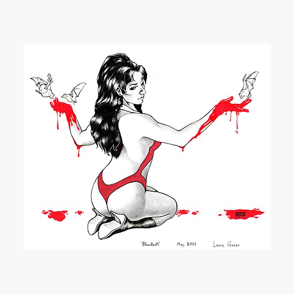 Item preview, Vampirella - Blood Bath designed and sold by Laura Guzzo.